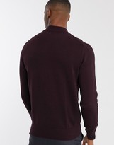 Thumbnail for your product : French Connection organic cotton turtleneck in burgundy