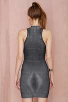 Thumbnail for your product : Nasty Gal Fool for the City Ribbed Dress
