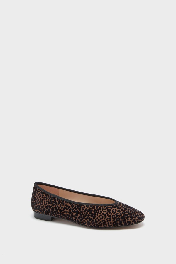 Tuckernuck Shoes Velvet Leopard Nina Flats