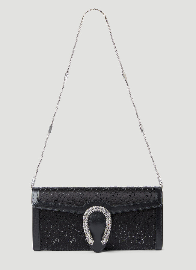 Gucci Dionysus Small Shoulder Bag - Woman Handbags Black One Size