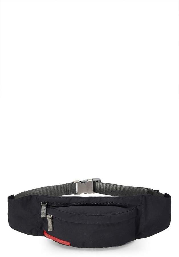 Prada Black Nylon Belt Bag ShopStyle
