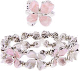 Thumbnail for your product : Monsoon Pearly Flower Girl Bracelet & Ring Set