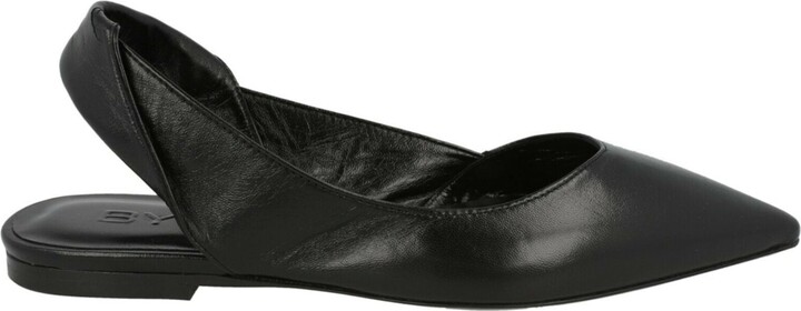 BY FAR Yasha Leather Flats
