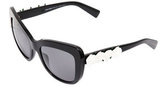 Thumbnail for your product : Dolce & Gabbana Rose Embellished Acetate Sunglasses