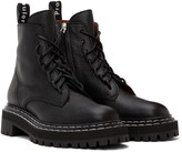 Thumbnail for your product : Proenza Schouler Black Lug Sole Combat Boots
