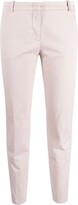 Mid-Rise Cropped Stretch-Cotton Trous 