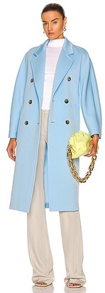Max Mara Madame Coat in Baby Blue