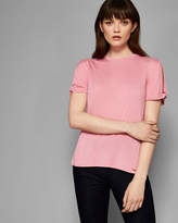 Thumbnail for your product : Ted Baker NARVA Twisted cuff T-shirt