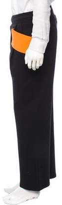 Givenchy Colorblock Straight-Leg Sweatpants w/ Tags black Colorblock Straight-Leg Sweatpants w/ Tags
