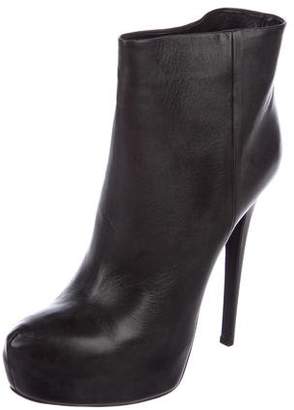 Ballin Classic Leather Platform Ankle Boots w/ Tags