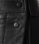 Thumbnail for your product : Ganni Leather miniskirt