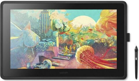 Wacom Cintiq 22 Drawing Tablet with Full HD 21.5-Inch Display Screen, 8192 Pressure Sensitive Pro Pen 2 Tilt Recognition, Compatible with Mac OS...