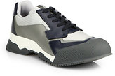 Thumbnail for your product : Prada Leather Laced Sneakers