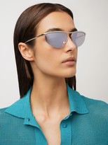 Thumbnail for your product : Bottega Veneta Bv1091s Metal Sunglasses