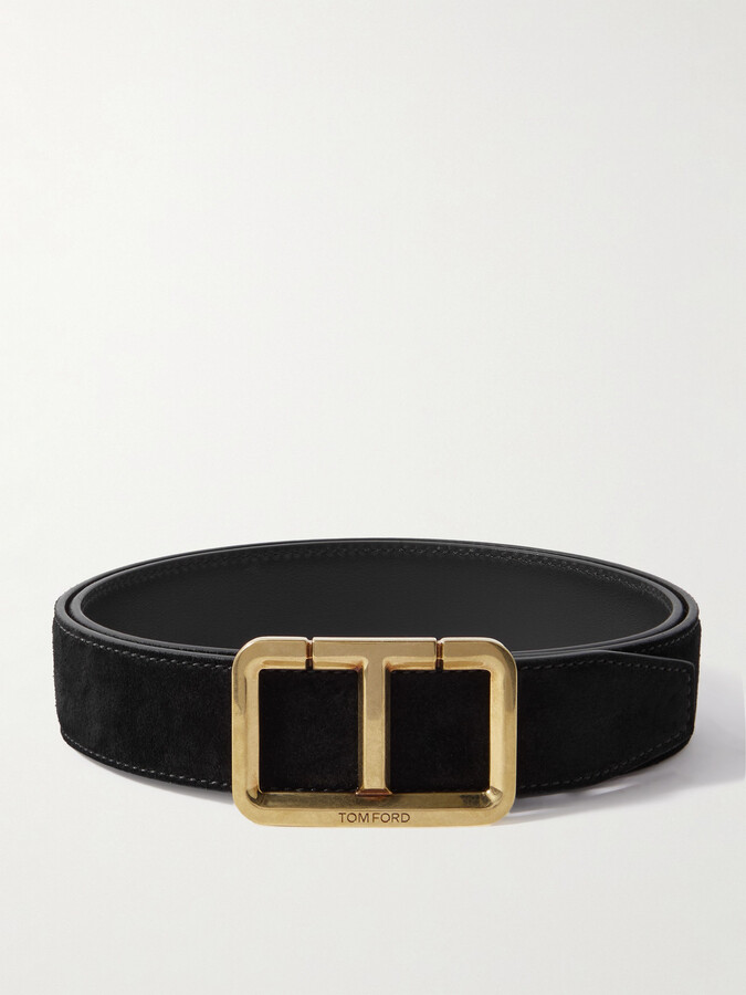 Tom Ford 3cm Suede Belt