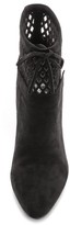 Thumbnail for your product : Belle by Sigerson Morrison Feng Cutout Suede Booties