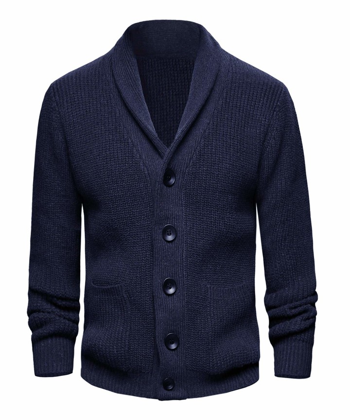 mens shawl cardigans uk