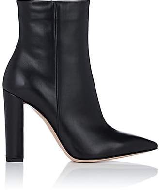 Gianvito Rossi Women's Piper Leather Ankle Boots - Black