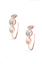 Thumbnail for your product : Ippolita 'Rock Candy - Number 3' 3 Stone Rosé Hoop Earrings