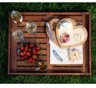 Picnic Time Heart Cheese Board Set