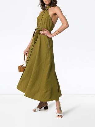 Mara Hoffman Rosemary linen-blend maxi dress