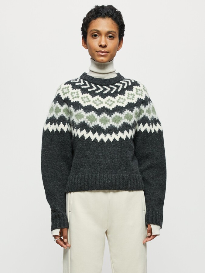 JigsawJigsaw Merino Blend Fair Isle Jumper ShopStyle Knitwear