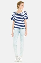 Thumbnail for your product : Sandro 'Parvis' Acid Wash Slim Leg Stretch Jeans (Stone)