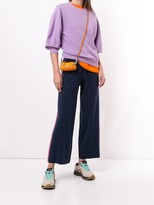 Thumbnail for your product : Onefifteen Stripe Side Wide Leg Trousers