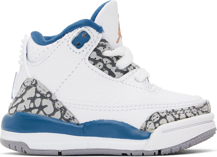 baby blue and white jordan 3