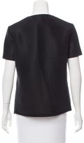 Thumbnail for your product : Antonio Berardi Short Sleeve Embroidered Jacket