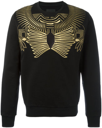 Les Hommes gold-tone geometric print sweatshirt - men - Cotton - S