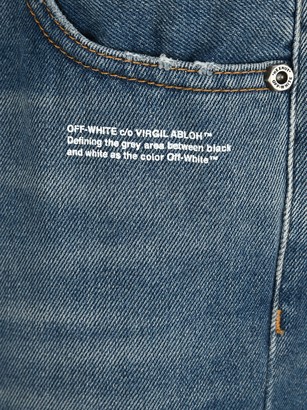 Off-White Off White Slim Low Crotch Jeans