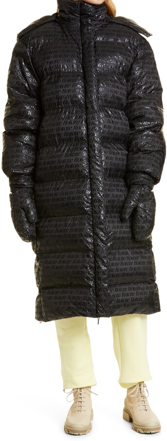 Rotate by Birger Christensen Tina Long Recycled Puffer Jacket & Mittens -  ShopStyle