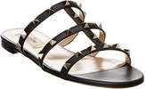 Thumbnail for your product : Valentino Rockstud Caged Leather Slide