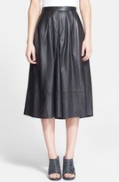 Thumbnail for your product : Tibi Leather Skirt