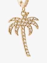 Thumbnail for your product : Ileana Makri 18k yellow gold palm tree hoops with white diamonds