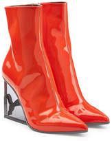Thumbnail for your product : FENTY PUMA by Rihanna Patent Leather Ankle Boots