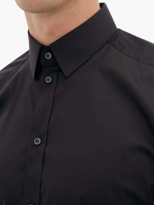 Dolce & Gabbana Johnny Gold-fit Cotton-blend Shirt - Mens - Black