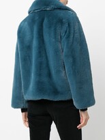 Thumbnail for your product : Apparis Milly buttoned-up faux-fur coat