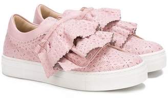 Ermanno Scervino ruffle detail sneakers