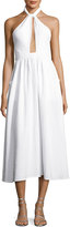 Thumbnail for your product : Mara Hoffman Halter-Neck Coverup Midi Dress