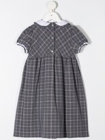 Thumbnail for your product : Siola check print Peter Pan collar dress