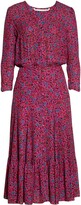 Thumbnail for your product : Veronica Beard Lasanna Floral Silk Dress