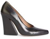 Thumbnail for your product : Dries Van Noten Leather Wedge Pumps