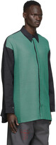 Thumbnail for your product : NAMESAKE Green Weave Jade Shirt