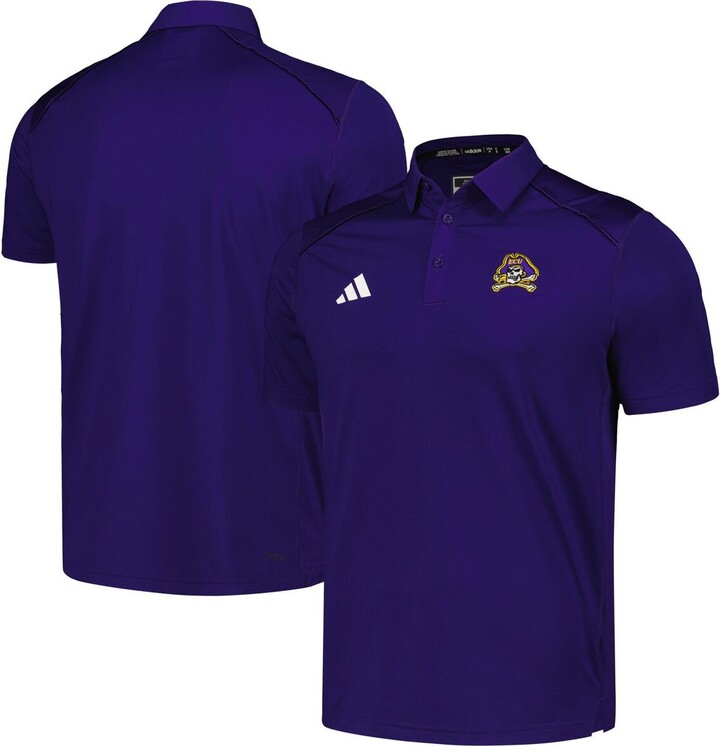 Men's adidas Purple Ecu Pirates Classic Aeroready Polo Shirt