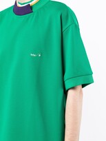 Thumbnail for your product : Kolor ribbed-collar oversized T-shirt