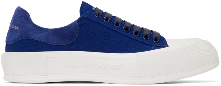 alexander mcqueen blue sneakers
