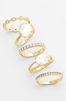 Thumbnail for your product : Ariella Collection Mixed Stackable Rings (Set of 5)