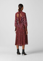 Thumbnail for your product : Leo Print Pleated Dress